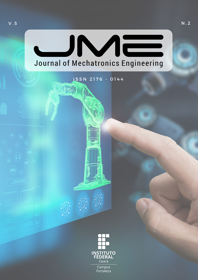 					View Vol. 5 No. 1 (2022): Journal of Mechatronics Engineering, v. 5, n. 1, September, 2022
				