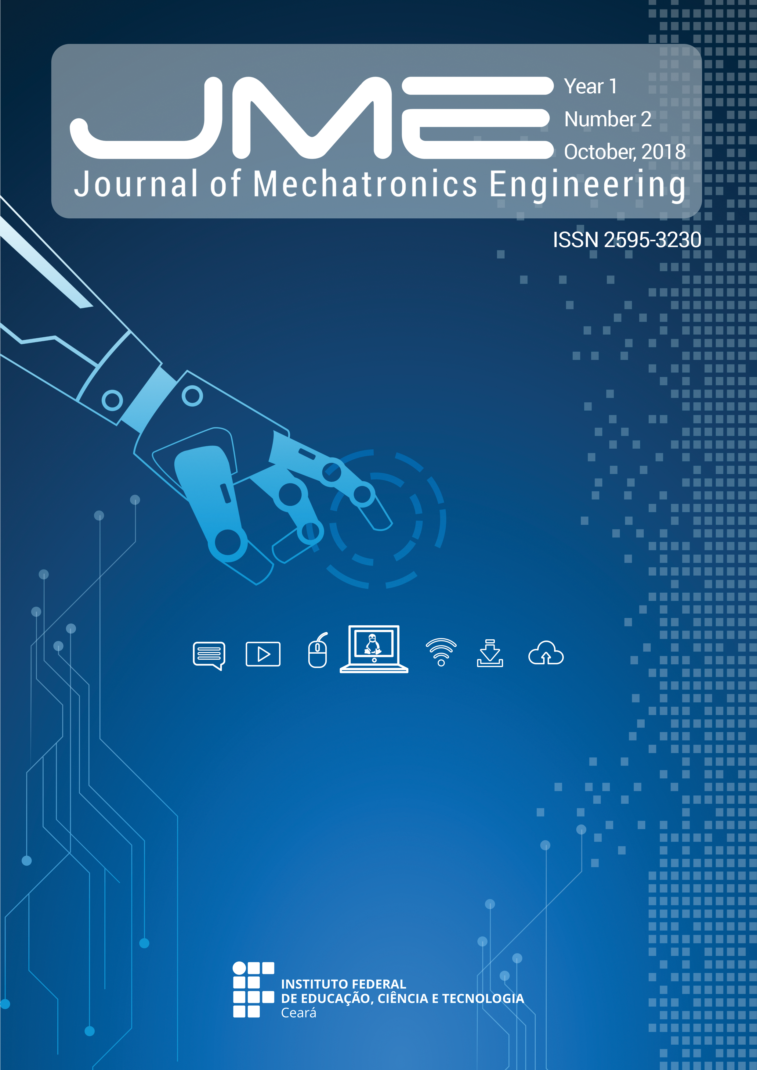 					View Vol. 1 No. 2 (2018): Journal of Mechatronics Engineering, v. 1, n. 2, October, 2018
				